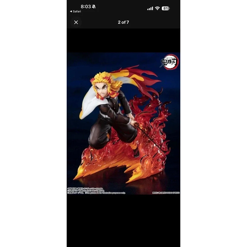Bandai Tamashii Figuarts Zero Demon Slayer Kyojuro Rengoku Flame Hashira Figure